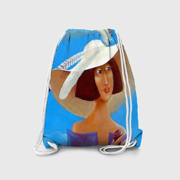Рюкзак «Дама в шляпе»