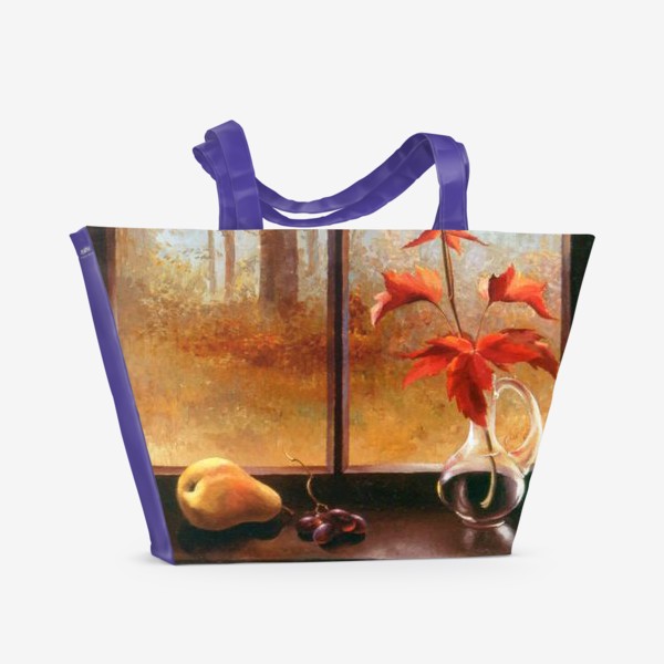 Пляжная сумка &laquo;Осеннее окно&raquo;