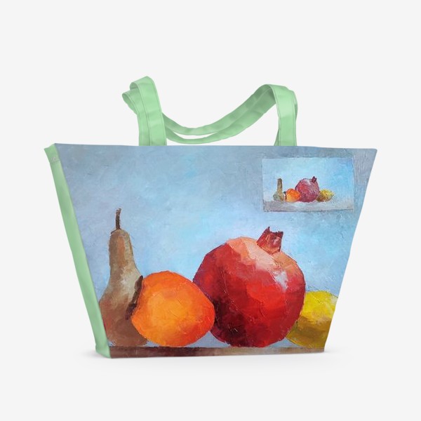 Пляжная сумка &laquo;Натюрморт фрукты&raquo;