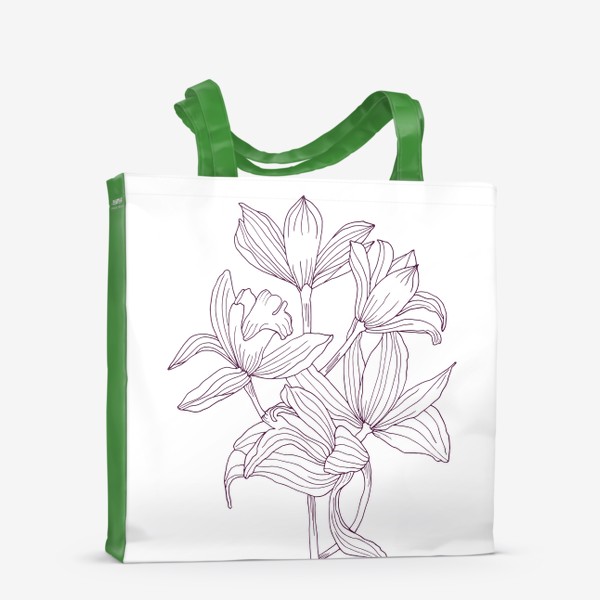 Сумка-шоппер «Ветка орхидеи»