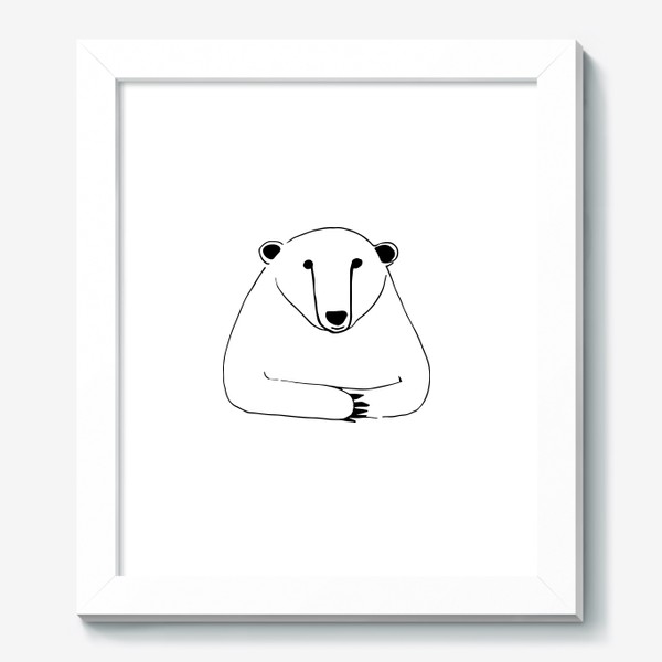Картина «Медведь за столом»
