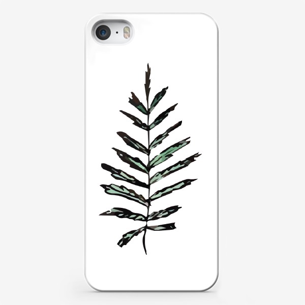 Чехол iPhone «Зеленый лист папоротника»