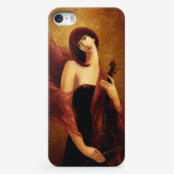 Чехол iPhone «Скрипачка»