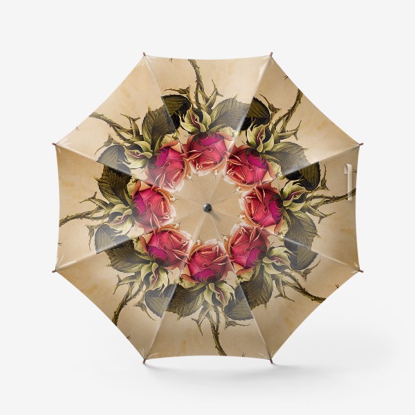 Зонт «Винтажная роза»