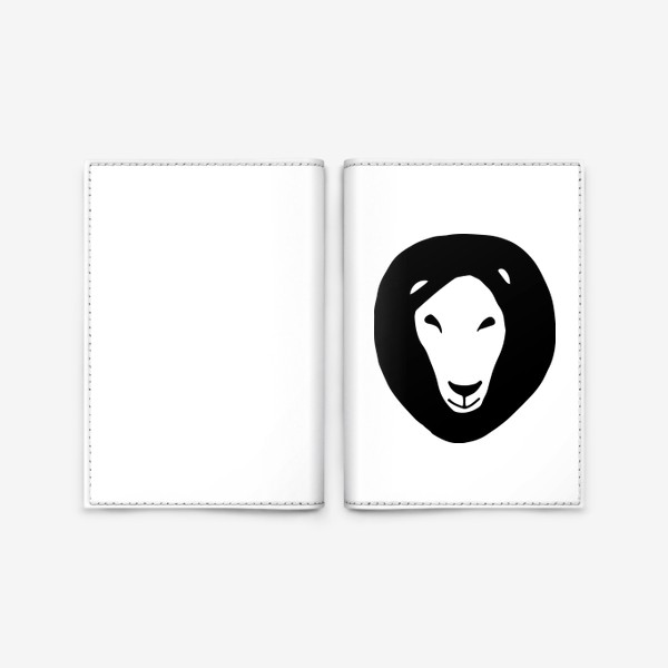 Обложка для паспорта «Молодой лев»