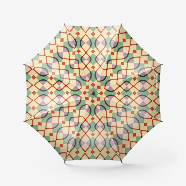 Зонт «Желтые ромбы»