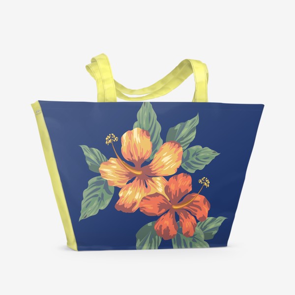 Пляжная сумка &laquo;Тропический цветок&raquo;