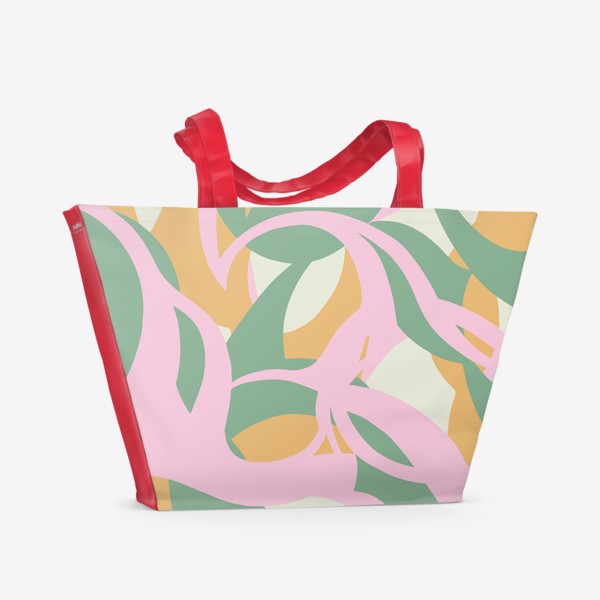 Пляжная сумка «Светлые лианы»