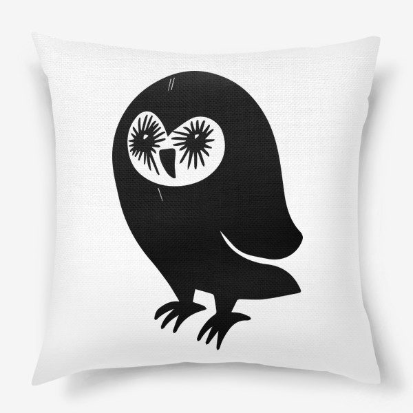Подушка «Черная сова»