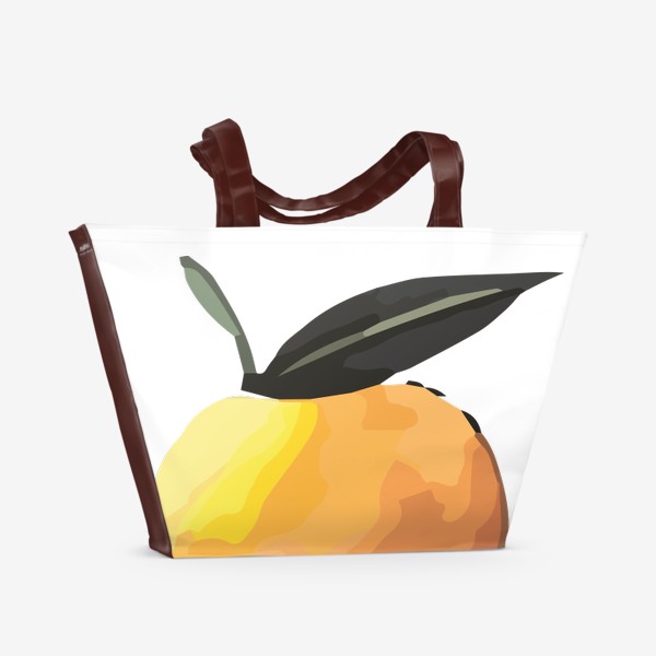 Пляжная сумка «Оранжевый апельсин»