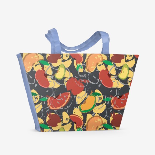 Пляжная сумка «Яблочные дольки»