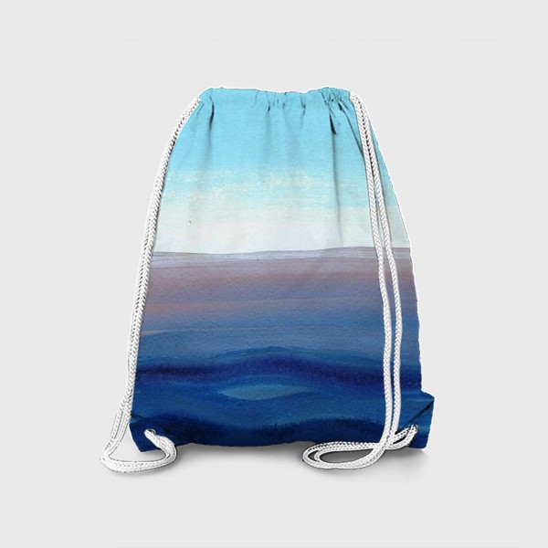 Рюкзак «Пейзаж синее море»