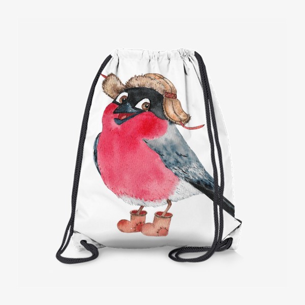 Рюкзак «Птица Снегирь Новый год Праздник Зима»