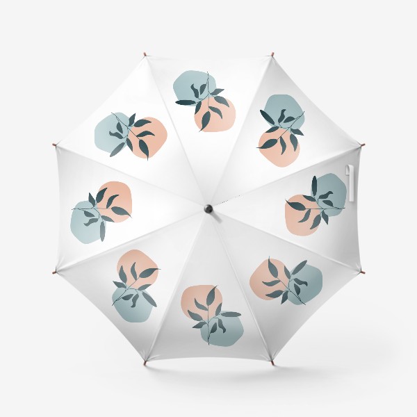 Зонт «Абстрактный принт с веткой. Абстракция.Ветка.»