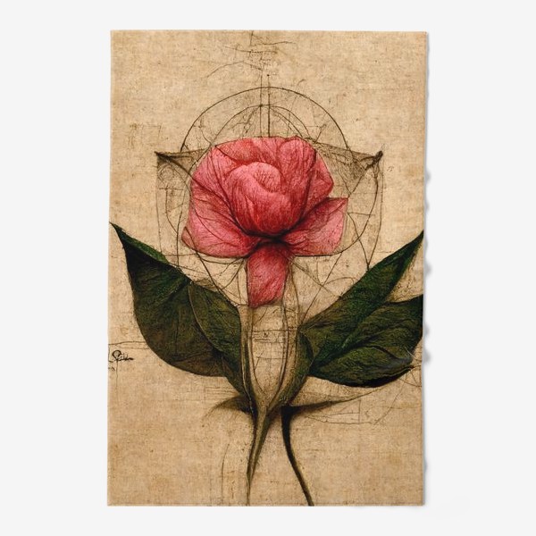 Полотенце «Винтажная роза»