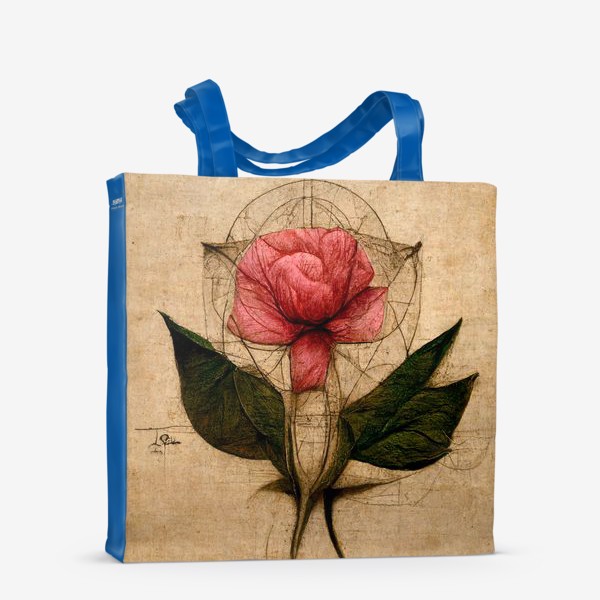 Сумка-шоппер «Винтажная роза»