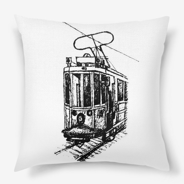 Подушка «Стамбульский трамвай»
