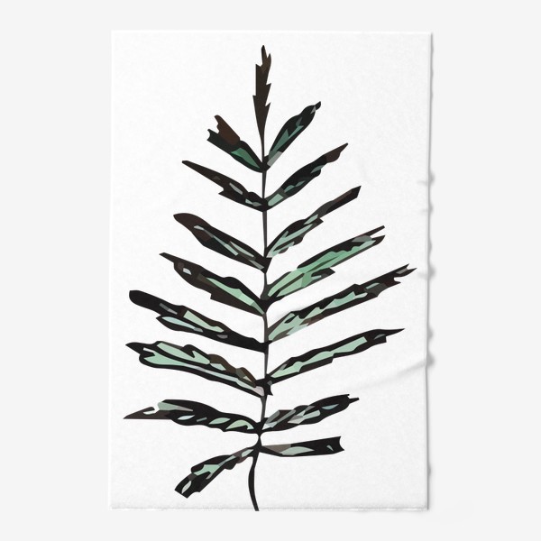 Полотенце «Зеленый лист папоротника»