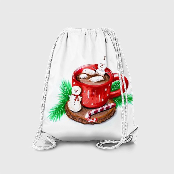 Рюкзак « новогоднее кофе»