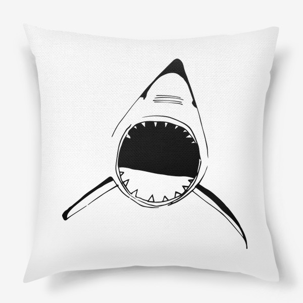 Подушка «Голодная акула»