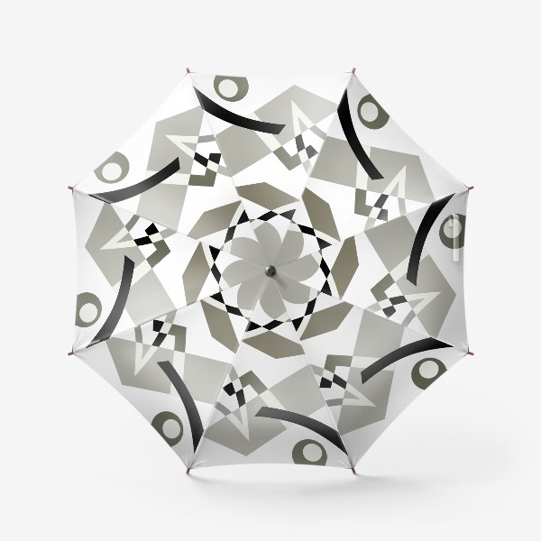 Зонт «Монохромная геометрия»