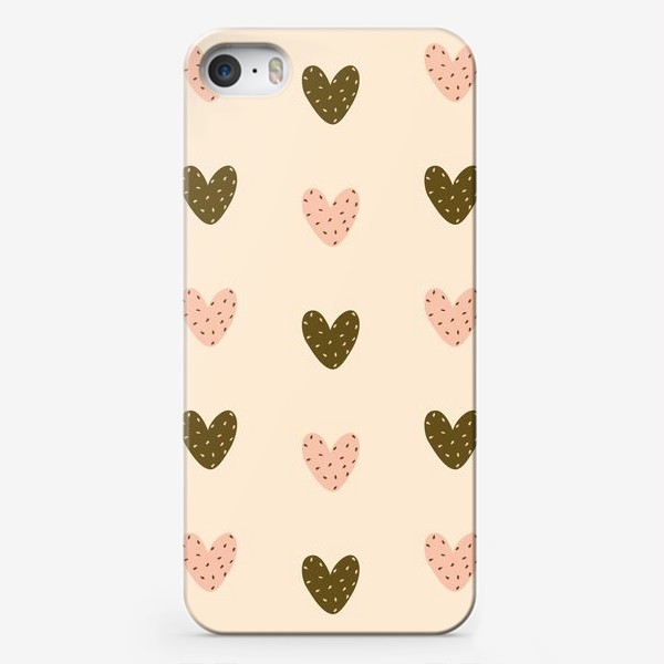 Чехол iPhone «Сладкие сердечки»