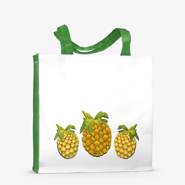 Сумка-шоппер «Желтые ананасы»