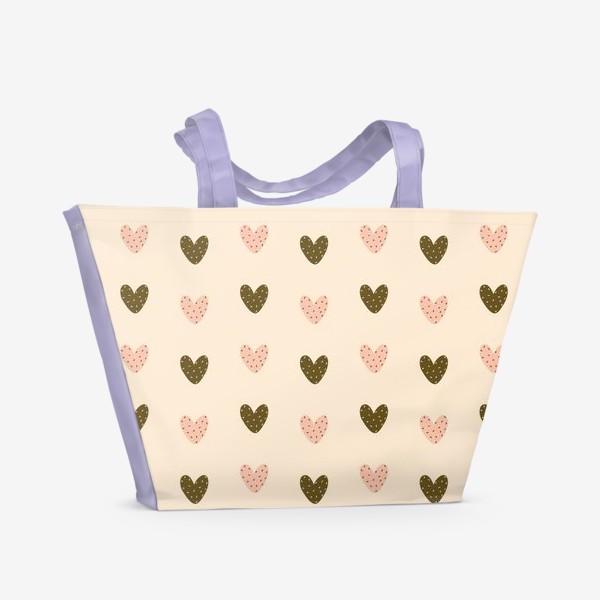 Пляжная сумка «Сладкие сердечки»