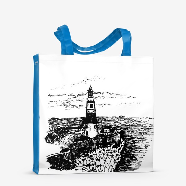 Сумка-шоппер «Gibraltar lighthouse»