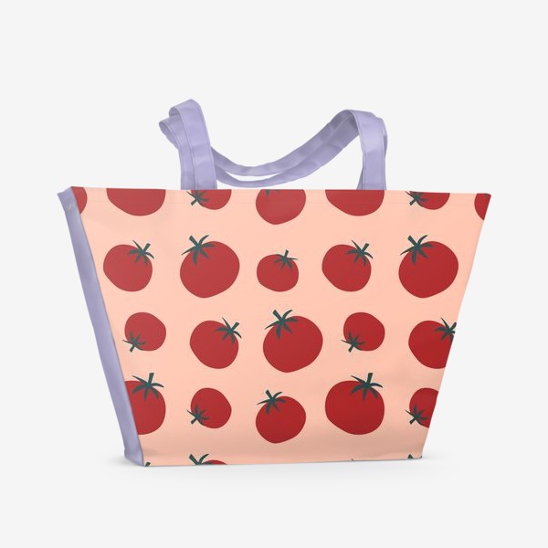 Пляжная сумка «Красные помидоры»