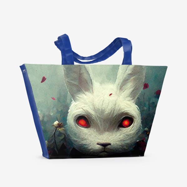 Пляжная сумка «Белый кролик»