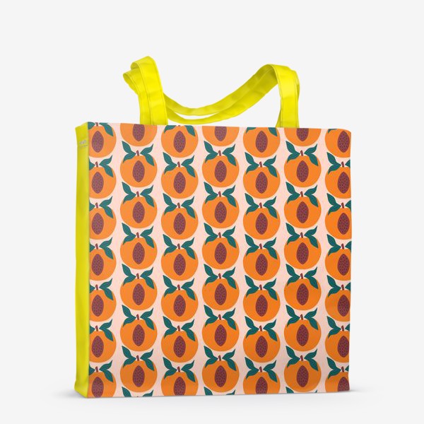 Сумка-шоппер «Половинки персика»