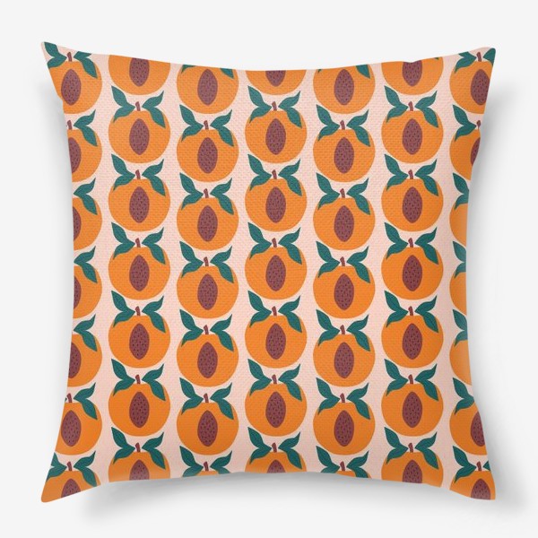 Подушка «Половинки персика»