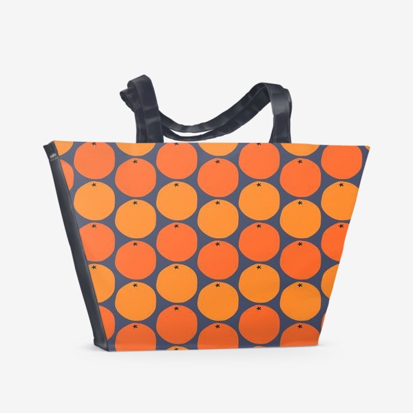 Пляжная сумка «Абстрактные апельсины»