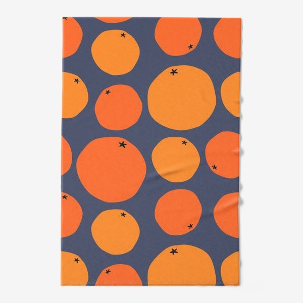 Полотенце «Сочные абстрактные апельсины»