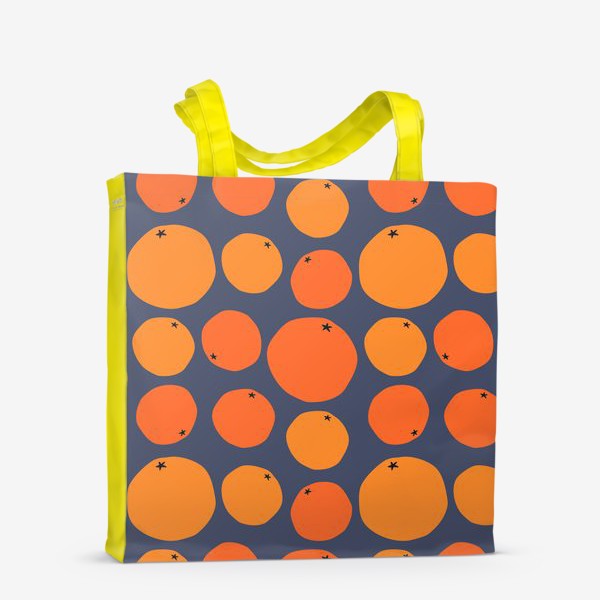 Сумка-шоппер &laquo;Сочные абстрактные апельсины&raquo;