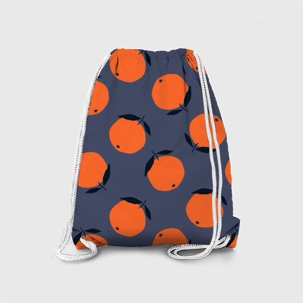 Рюкзак «Сочные апельсины на темно-синем»