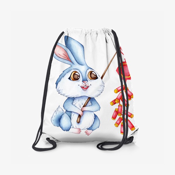 Рюкзак «Кролик с китайскими хлопушками  / Милый зайчик »