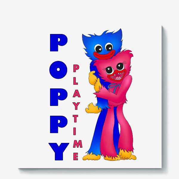 Холст «Хагги Вагги из любимой игры Poppy Playtime»