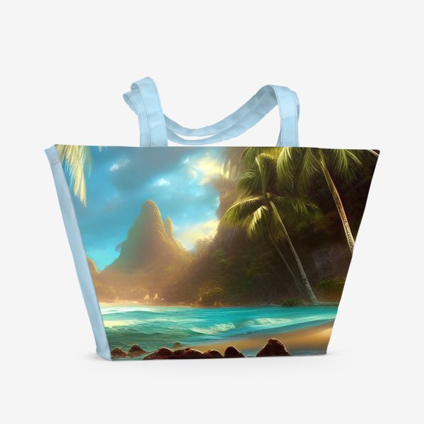 Пляжная сумка «Тропический пляж»