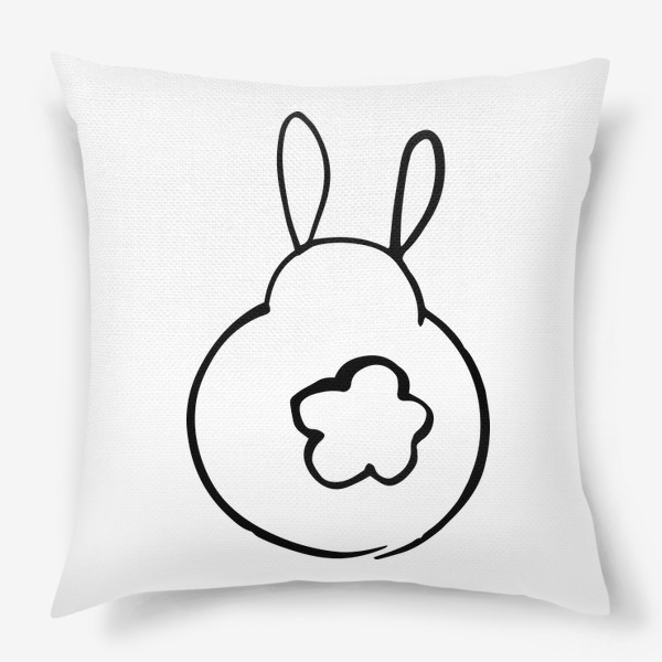 Подушка «Хвостик кролика»