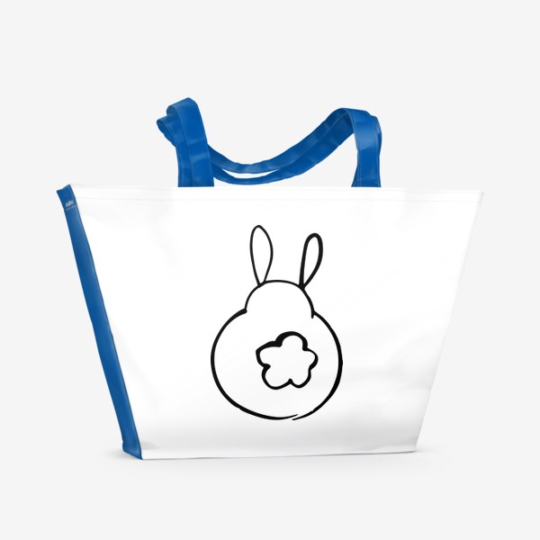 Пляжная сумка «Хвостик кролика»