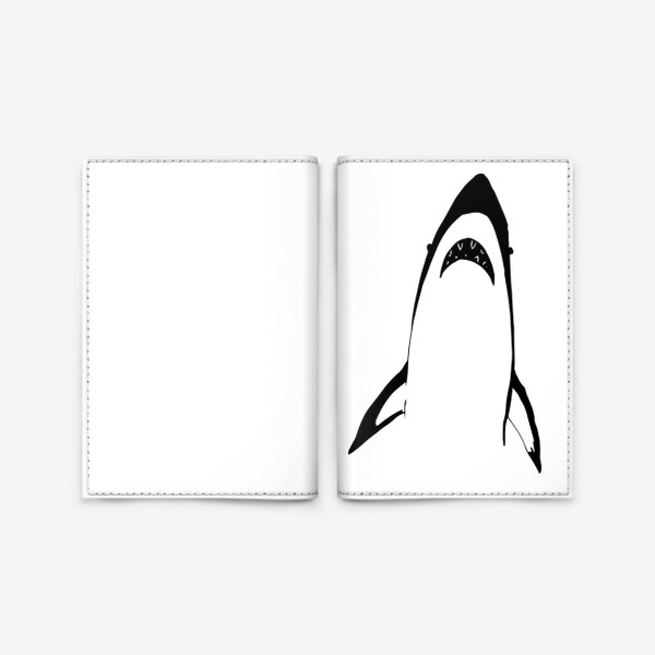 Обложка для паспорта «Уставшая акула»