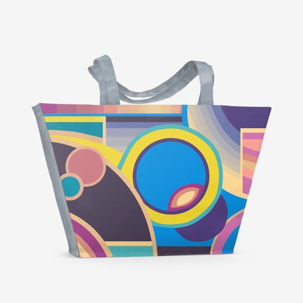 Пляжная сумка «Большая геометрия»