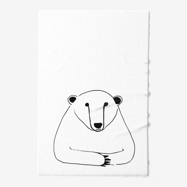 Полотенце «Медведь за столом»