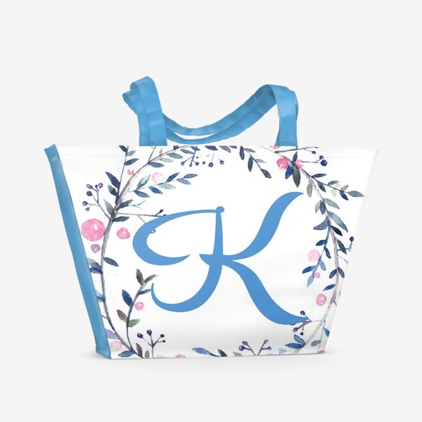 Пляжная сумка «Буква К»