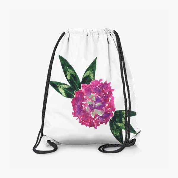 Рюкзак «Акварельный цветок розовый клевер»