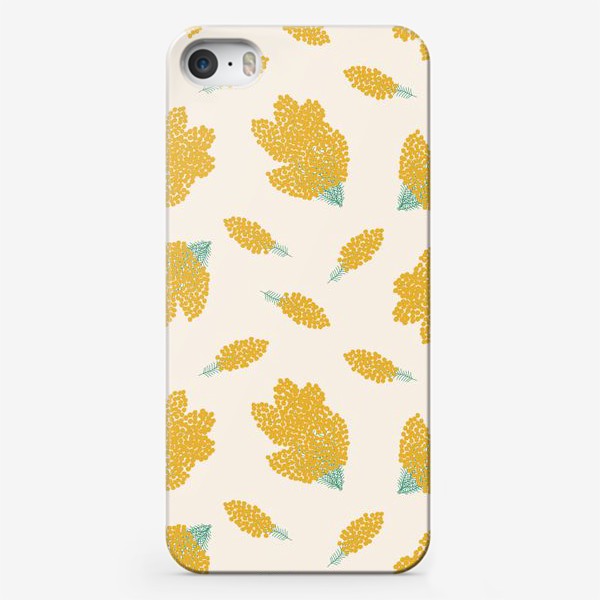 Чехол iPhone «Желтая мимоза»