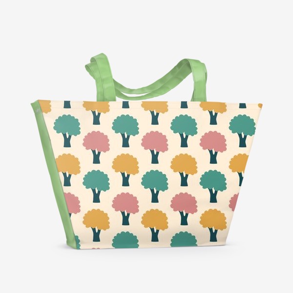 Пляжная сумка «Осенние деревья»