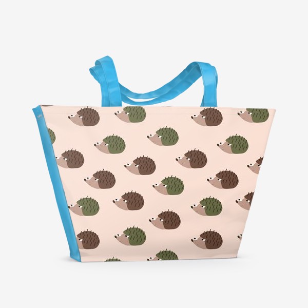 Пляжная сумка «Милые ежики»